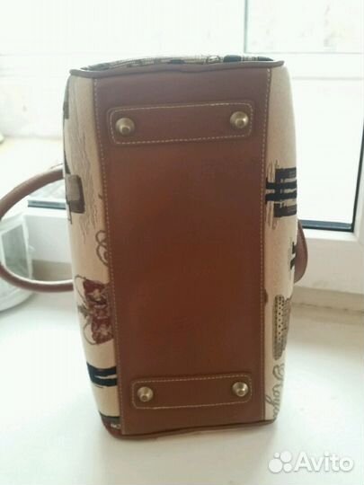 Сумка Лондон из плотной ткани