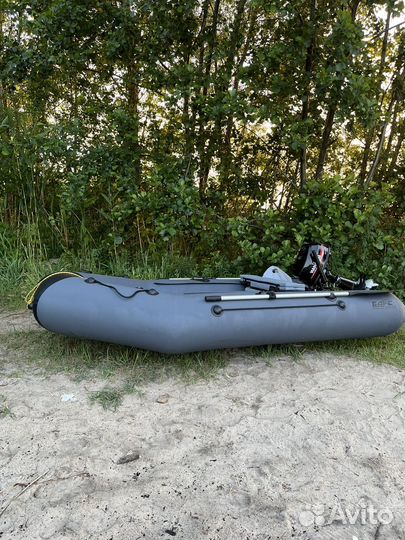 Лодка Барс320 пвх нднд с мотором hangkai 6лс