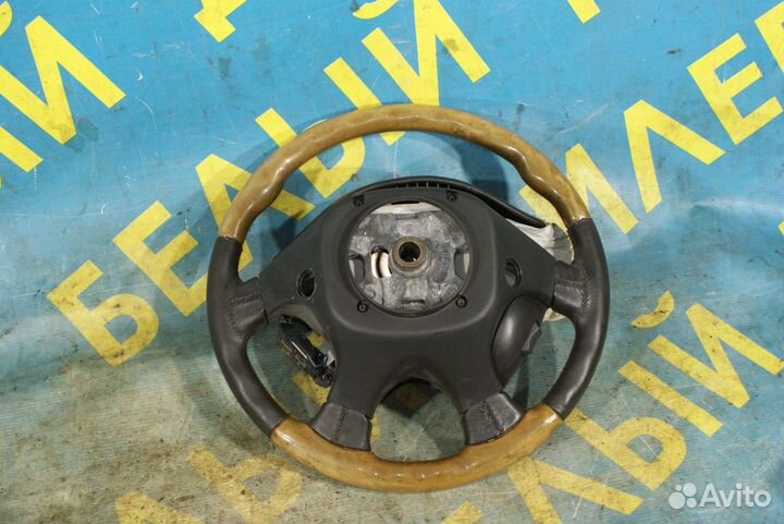 Руль (дерево + кожа) Jaguar S-Type