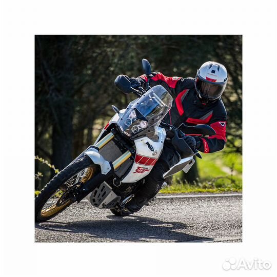 Macna rancher Мотокуртка ткань черно/красная M