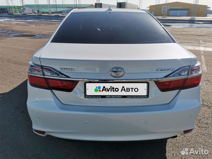 Toyota Camry 2.5 AT, 2016, 140 000 км