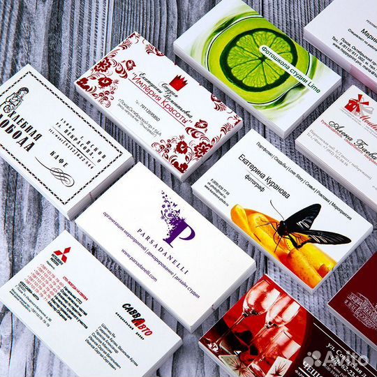 Дизайн визиток, наклеек и др. + печать