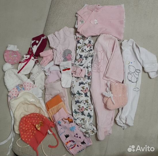 Вещи на девочку пакетом 50- 56 рр