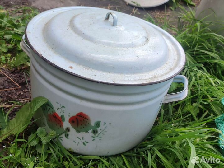 Кастрюля алюминиевая 20 литров СССР