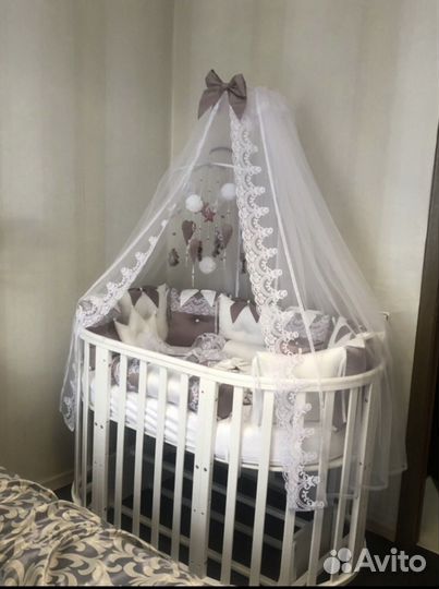 Бортики в детскую кроватку