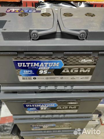Аккумулятор Ultimatum 95а AGM