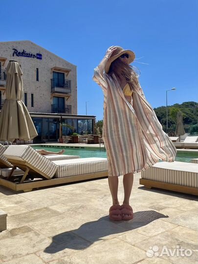 Кимоно лен оверсайз