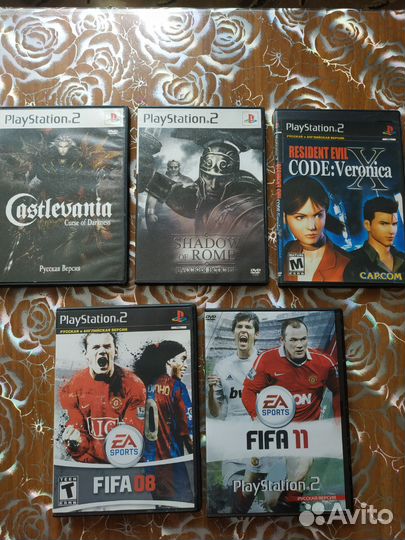 Диски на PlayStation 2