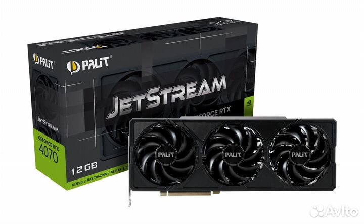 Видеокарта Palit nvidia GeForce RTX 4070 JetStream