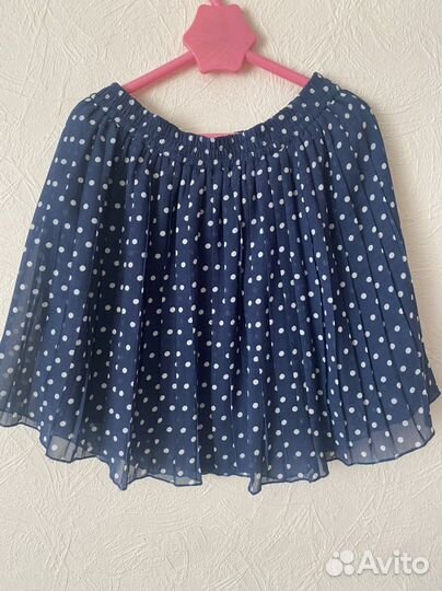 Юбка в горошек для девочки