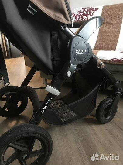 Коляска britax b motion с накидкой и дождевиком