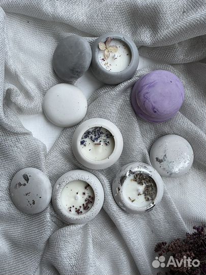 Ароматическая свеча с крышкой