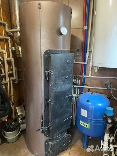 Твердотопливный котел длительного горения бу