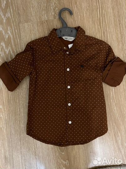 Рубашка для мальчика 104 hm новая