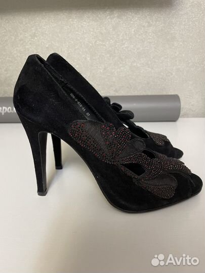 Туфли женские 37 размер натуральная замша