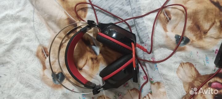 Игровые наушники с микрофоном Panteon
