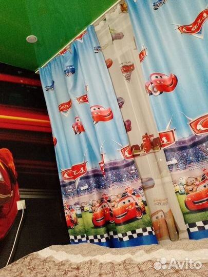 Комплект шторы и тюль бу