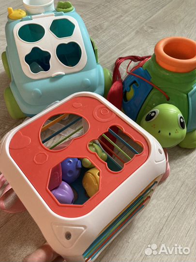Развивающие игрушки (сортеры) пакетом