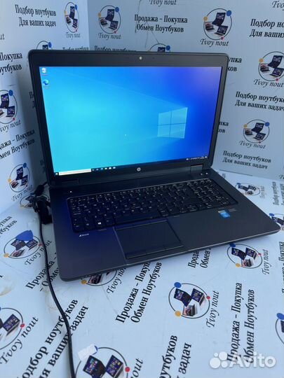 HP zbook 17 G2 FHD, core I7 3.8GHZ/16/quadro K3100