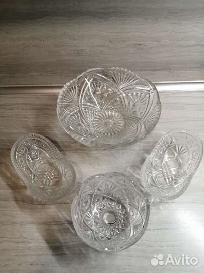 Салатник хрусталь