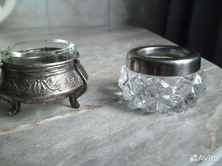 Чашки кофейные, солонки, розетки