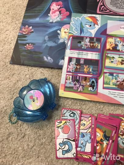 Журналы книги альбомы my little pony