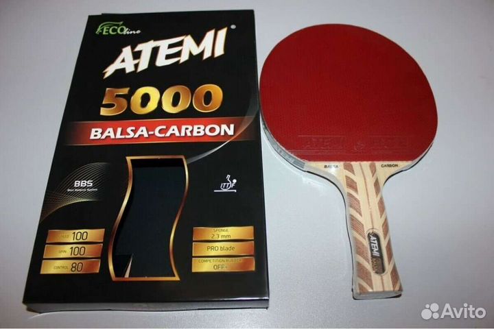 Ракетка для н/тAtemi 5000 Balsa Carbon