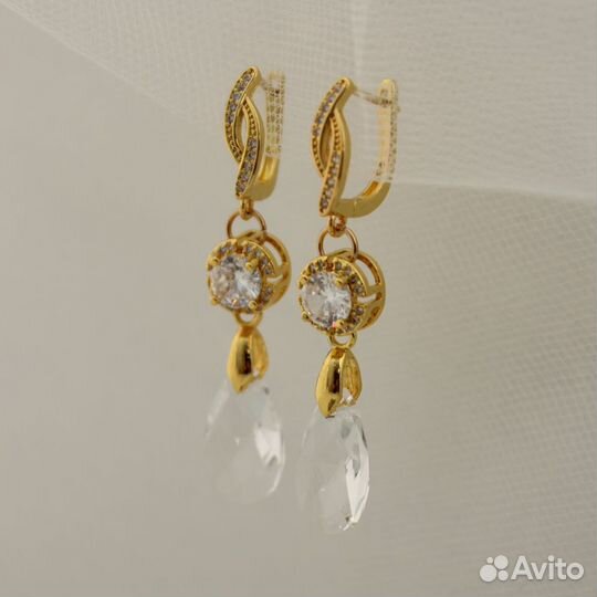 Серьги Swarovski в нескольких цветах