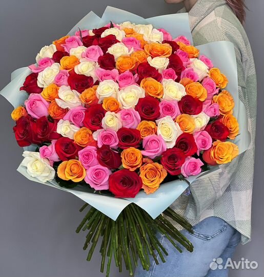 Букет цветов - 25, 35, 51, 101 роза