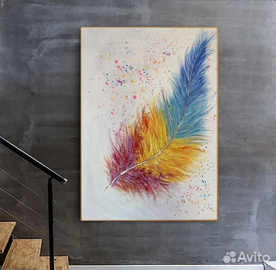 Картина маслом перо