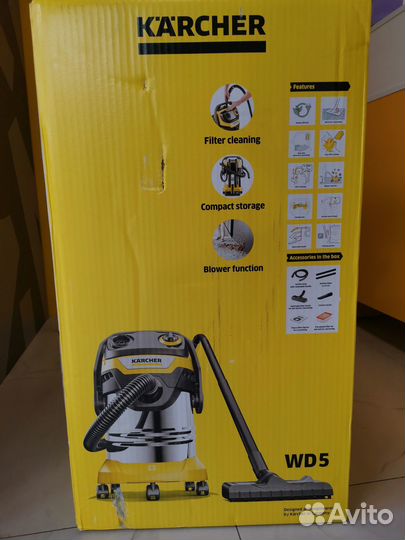 Хозяйственный пылесос Karcher WD 5 S V-25/5/22 110