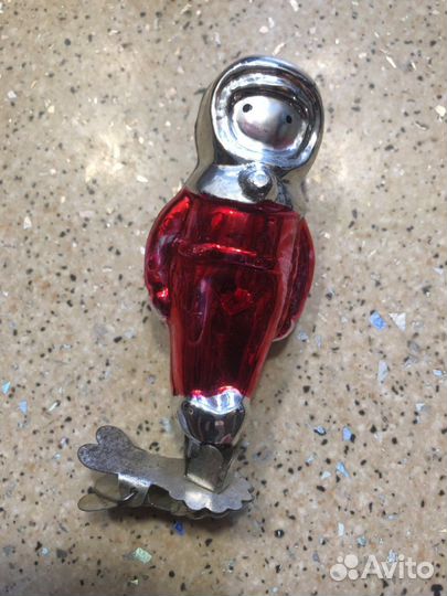 Елочные игрушки СССР Космонавт и др