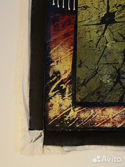 Картина абстракция ручная работа