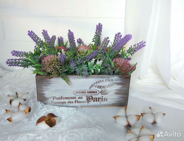 Цветочная композиция, декор для дома, винтаж