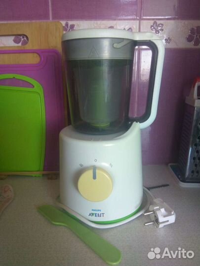 Пароварка блендер philips avent 2в1