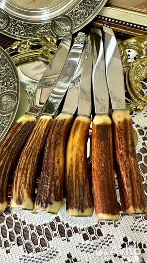 Ножи с роговой ручкой. Франция