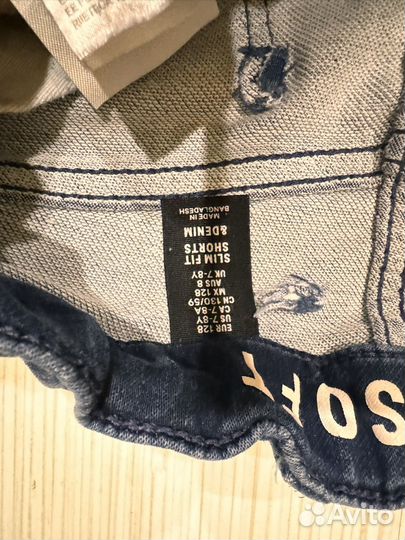 Шорты джинсовые