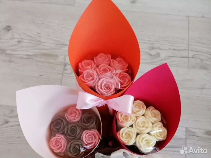 Шоколадные розы, букет