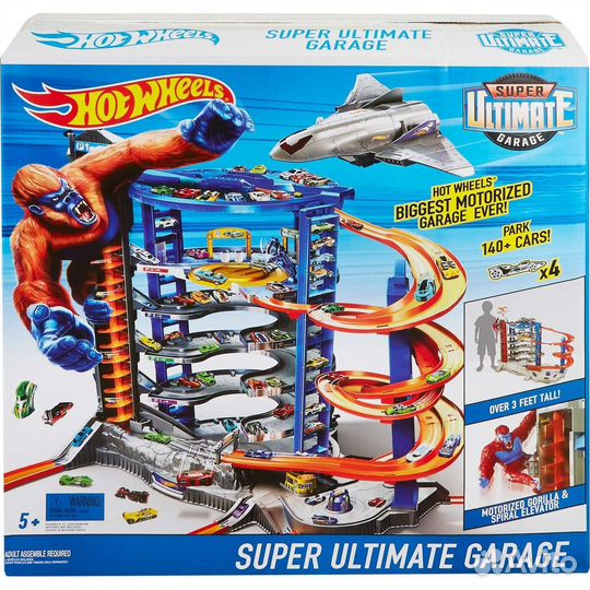 Хот Вилс трек Hot wheels Горилла