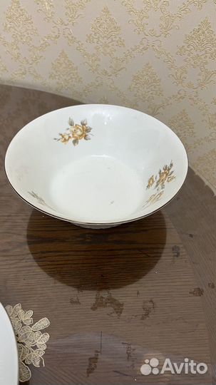 Фарфор ГДР Кольдиц Colditz тарелка и салатник