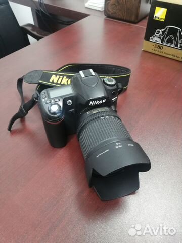 Зеркальный фотоаппарат nikon d80