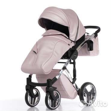 Коляска 2 в 1 эко кожа