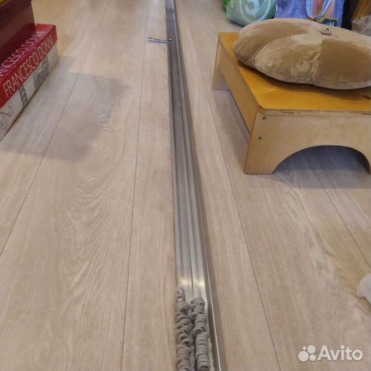 Гардина ровная 3 метра с креплениями