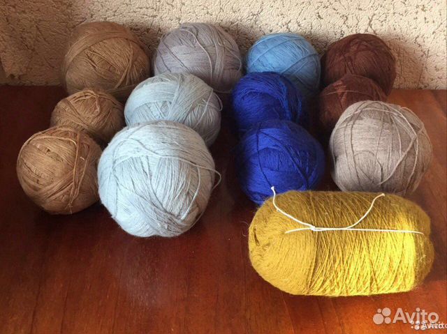 Шерсть и нитки для вязания