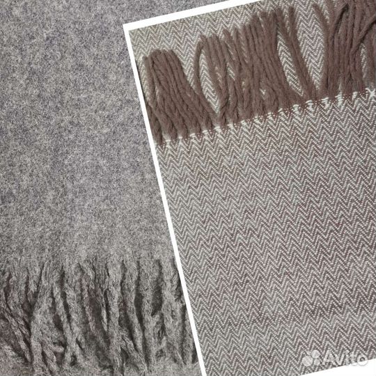 Шарф мужской кашемировый шерстяной 30*180