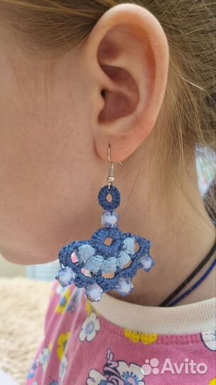 Серьги ручная работа