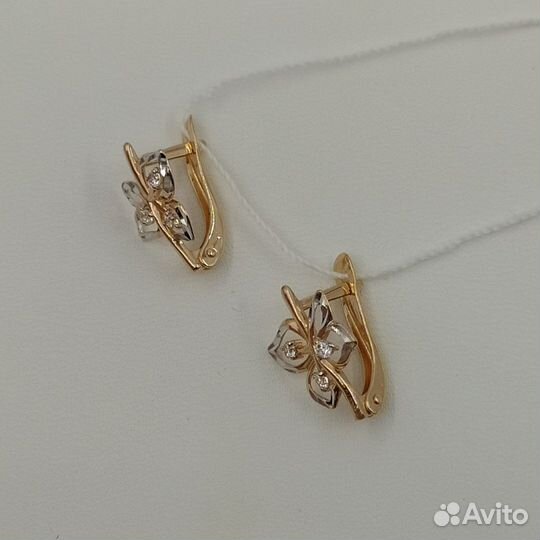 Золотые серьги