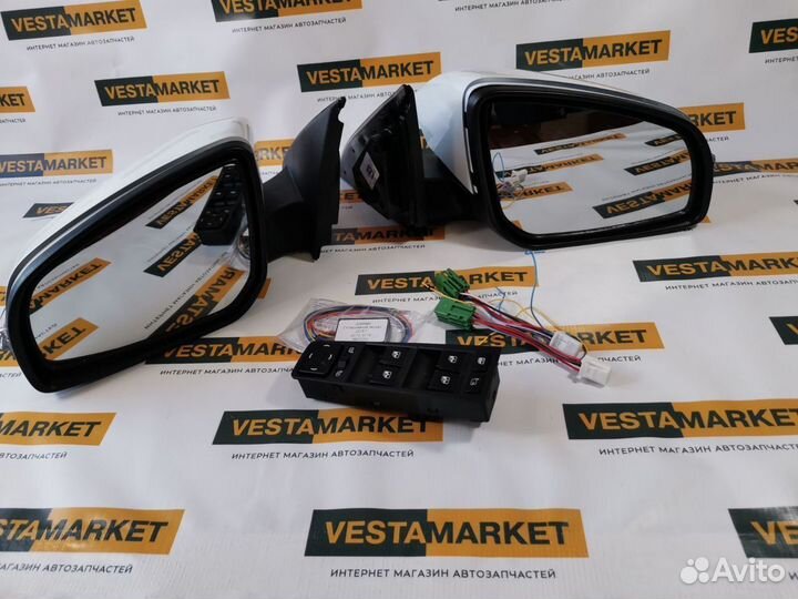 Складывающиеся зеркала Лада Веста. Нового образца