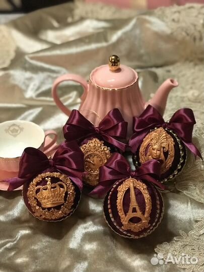 Новогодние Игрушки на ёлку ручной работы