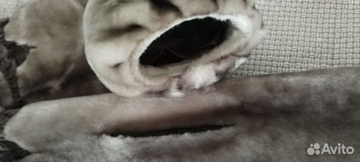 Шуба мутоновая с капюшоном